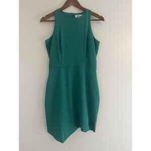 Annabella Womens Juniors Medium Green Cocktail Dress Formal